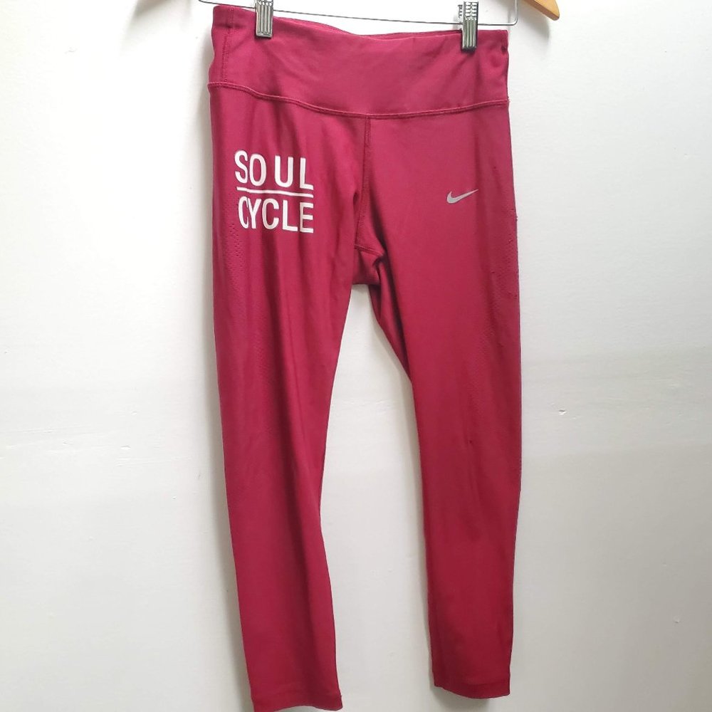 Nike soul cycle red leggings Small